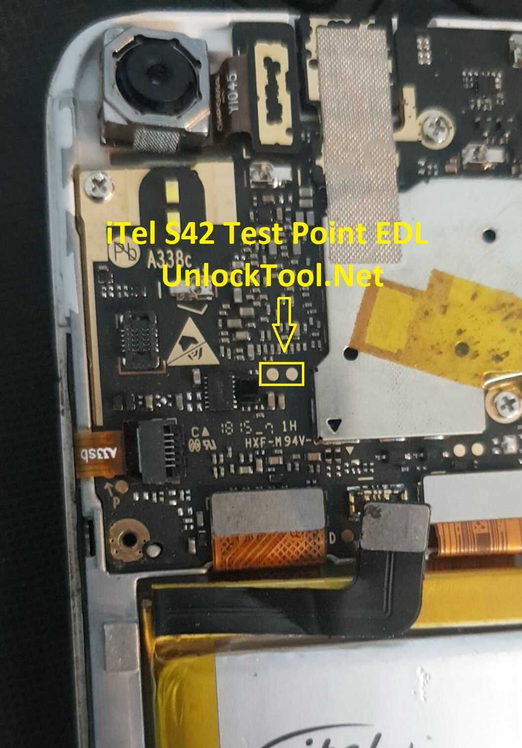 Itel S42 Test Point / EDL Point